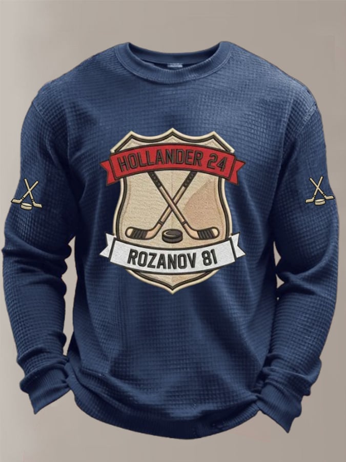 Men's Hockey Romance Waffle T-Shirt