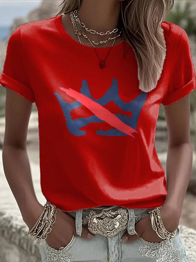 🔥Buy 3 Get 15% Off🔥Women's FDT NO KINGS Printed Casual T-shirt