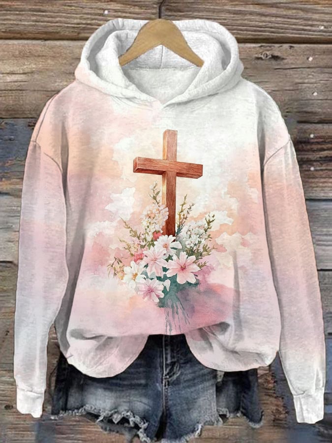 Women's Floral Faith Hoodie