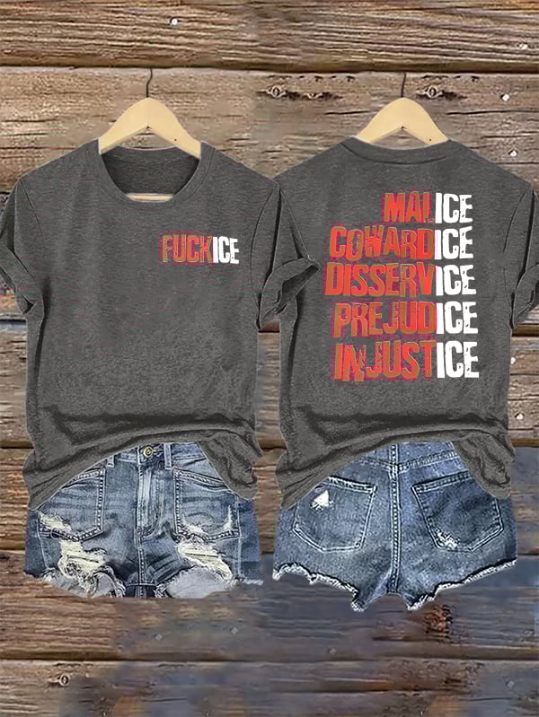Women's Justice For Her Print T-Shirt
