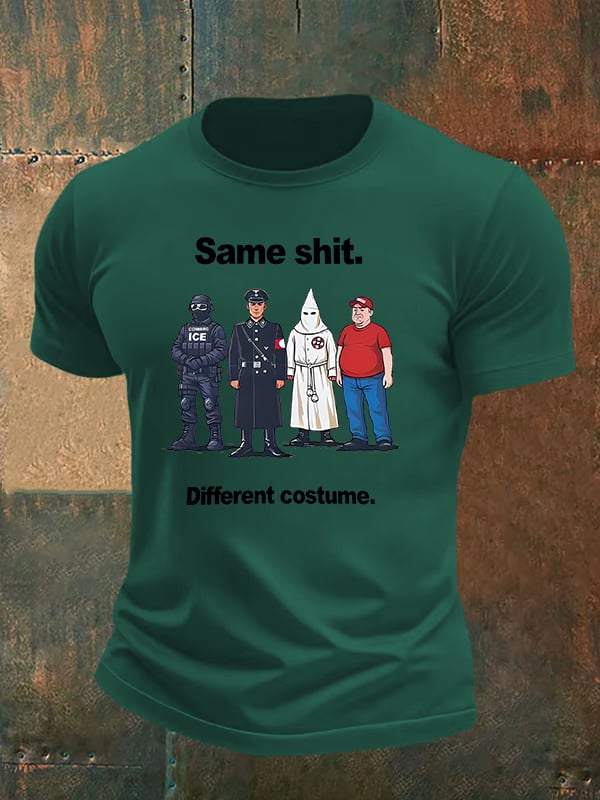 Men's Different costume Print T-Shirt