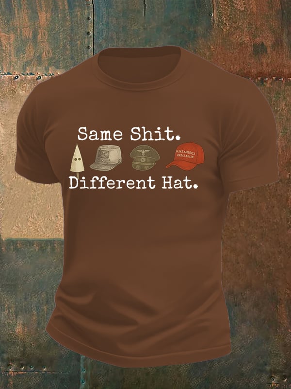 🔥Buy 3 Get 15% Off🔥Men's Same shit Different costume Print T-Shirt