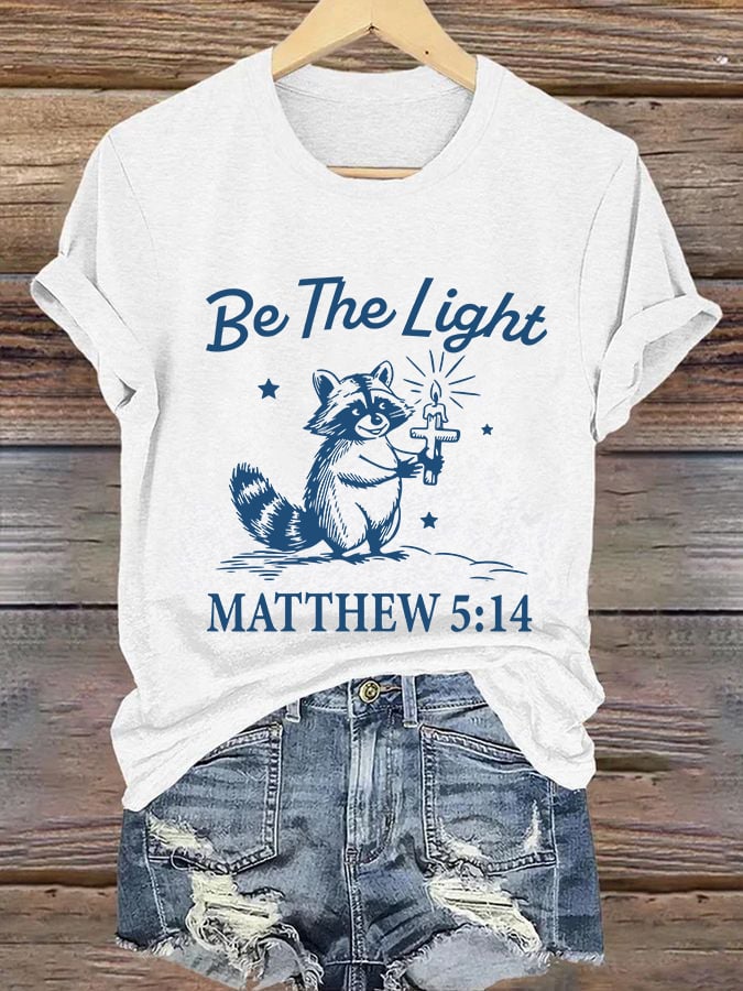 Be The Light Christian Christmas T-Shirt