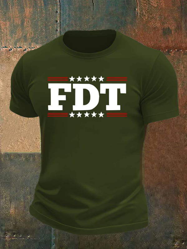 🔥Buy 3 Get 15% Off🔥Men's FDT Print T-Shirt