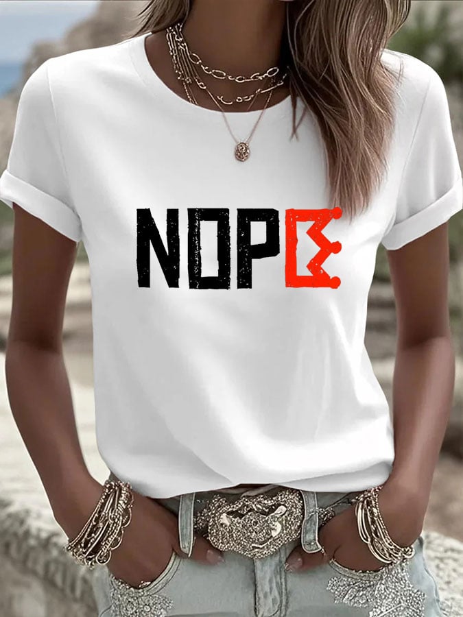 🔥Buy 3 Get 15% Off🔥Women's FDT NO KINGS Printed Casual T-shirt