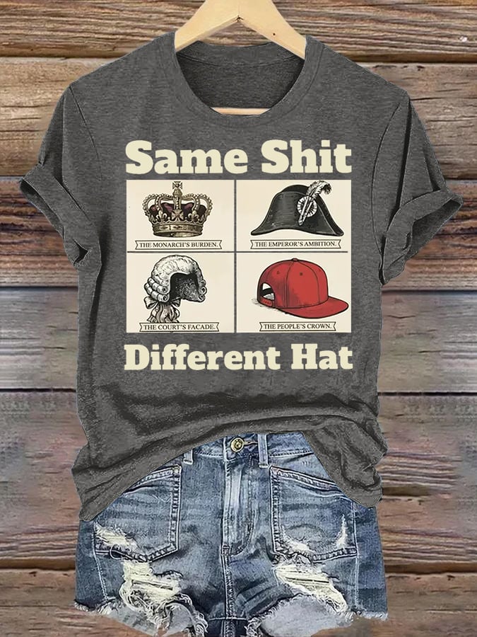 Women's Same Shit Different Hat FDT Print T-Shirt