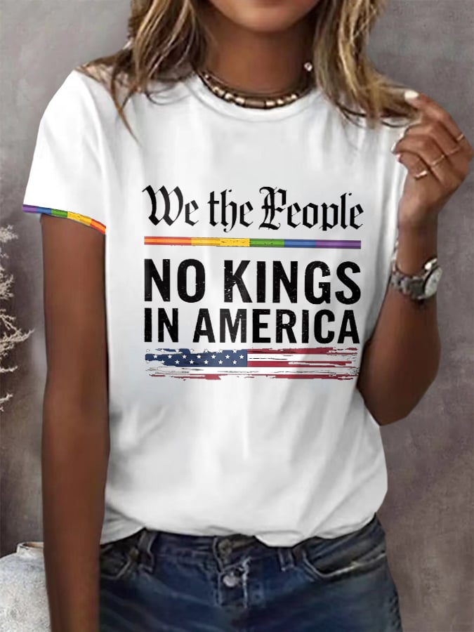 🔥Buy 3 Get 15% Off🔥Women's Casual Proud Reject King Printed T-shirt