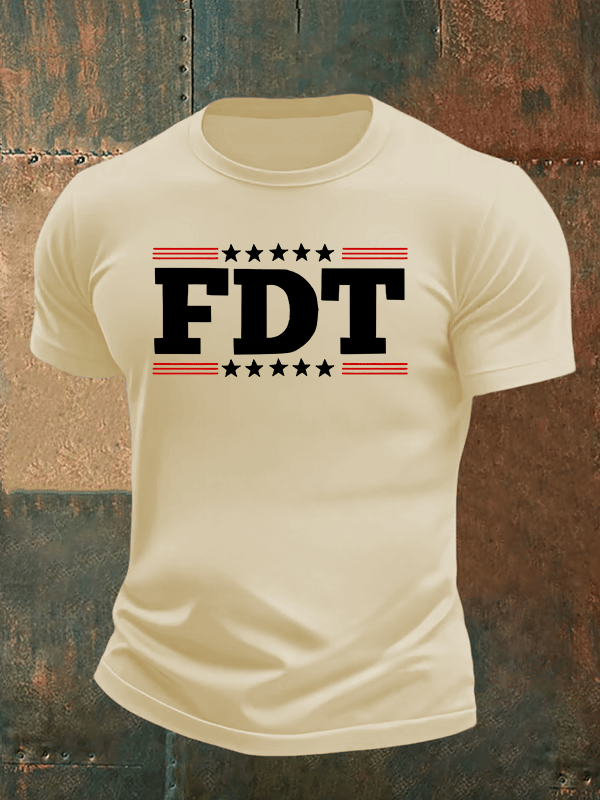 🔥Buy 3 Get 15% Off🔥Men's FDT Print T-Shirt