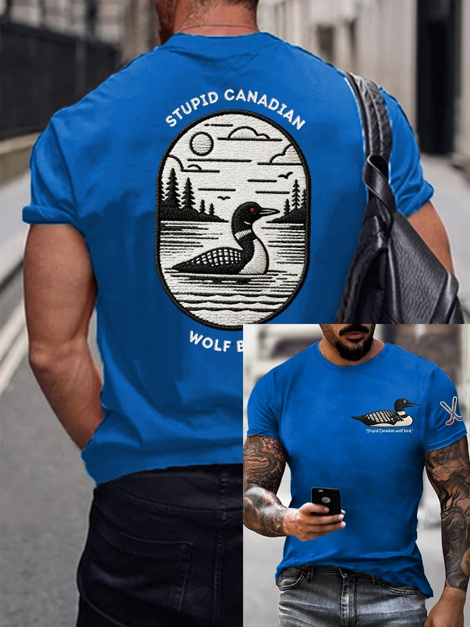 Men's Hockey Romance Print T-Shirt