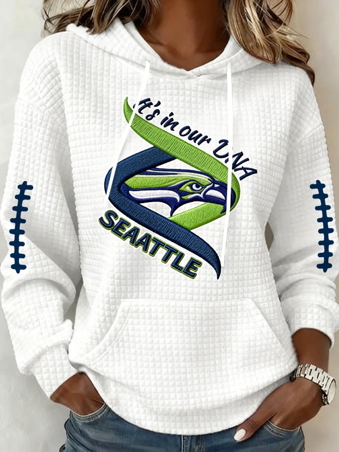 Women's Football Print Casual Sweatshirt