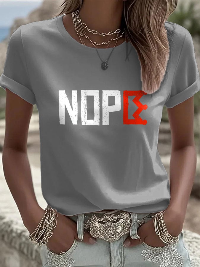 🔥Buy 3 Get 15% Off🔥Women's FDT NO KINGS Printed Casual T-shirt