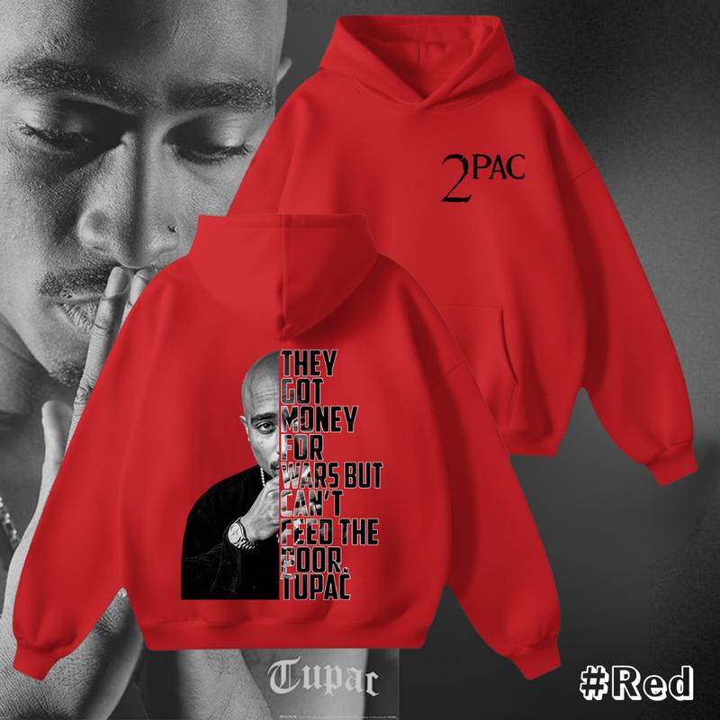 🔥Buy 3 Get 15% Off🔥Unisex 2Pac Rapper Hoodie