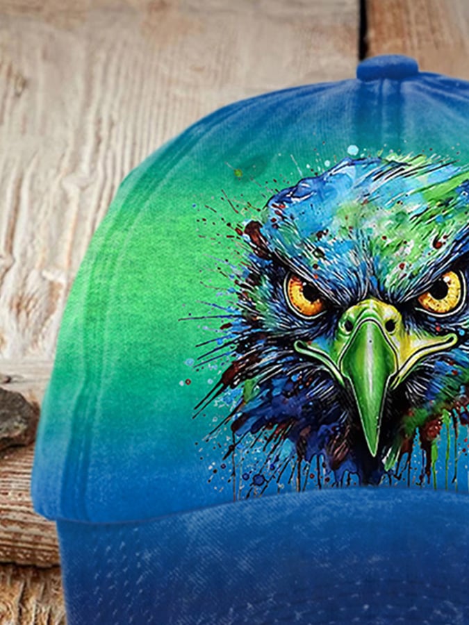 Navy Football Print Baseball Cap