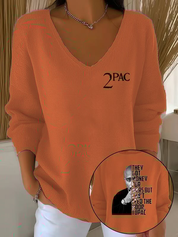 🔥Buy 3 Get 15% Off🔥Women's 2Pac Rapper Print Tops