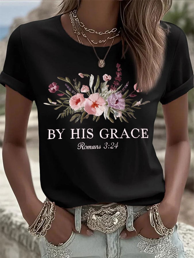 Women's Faith Printed Casual T-Shirt