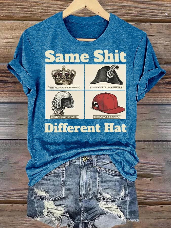 Women's Same Shit Different Hat FDT Print T-Shirt