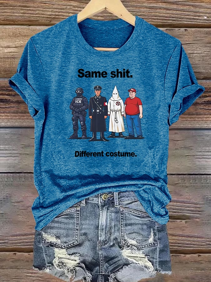 Women's Different costume Print T-Shirt