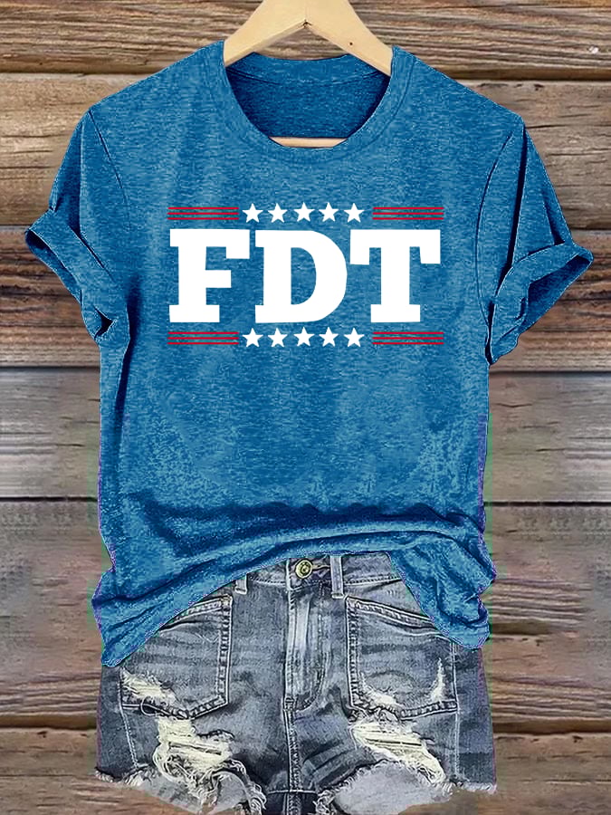 🔥Buy 3 Get 15% Off🔥Women's FDT Print T-Shirt
