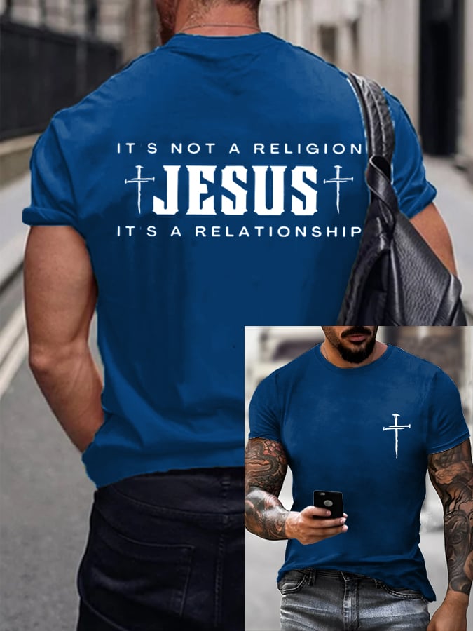 🔥Buy 3 Get 15% Off🔥Men's Faith Printed Casual T-Shirt