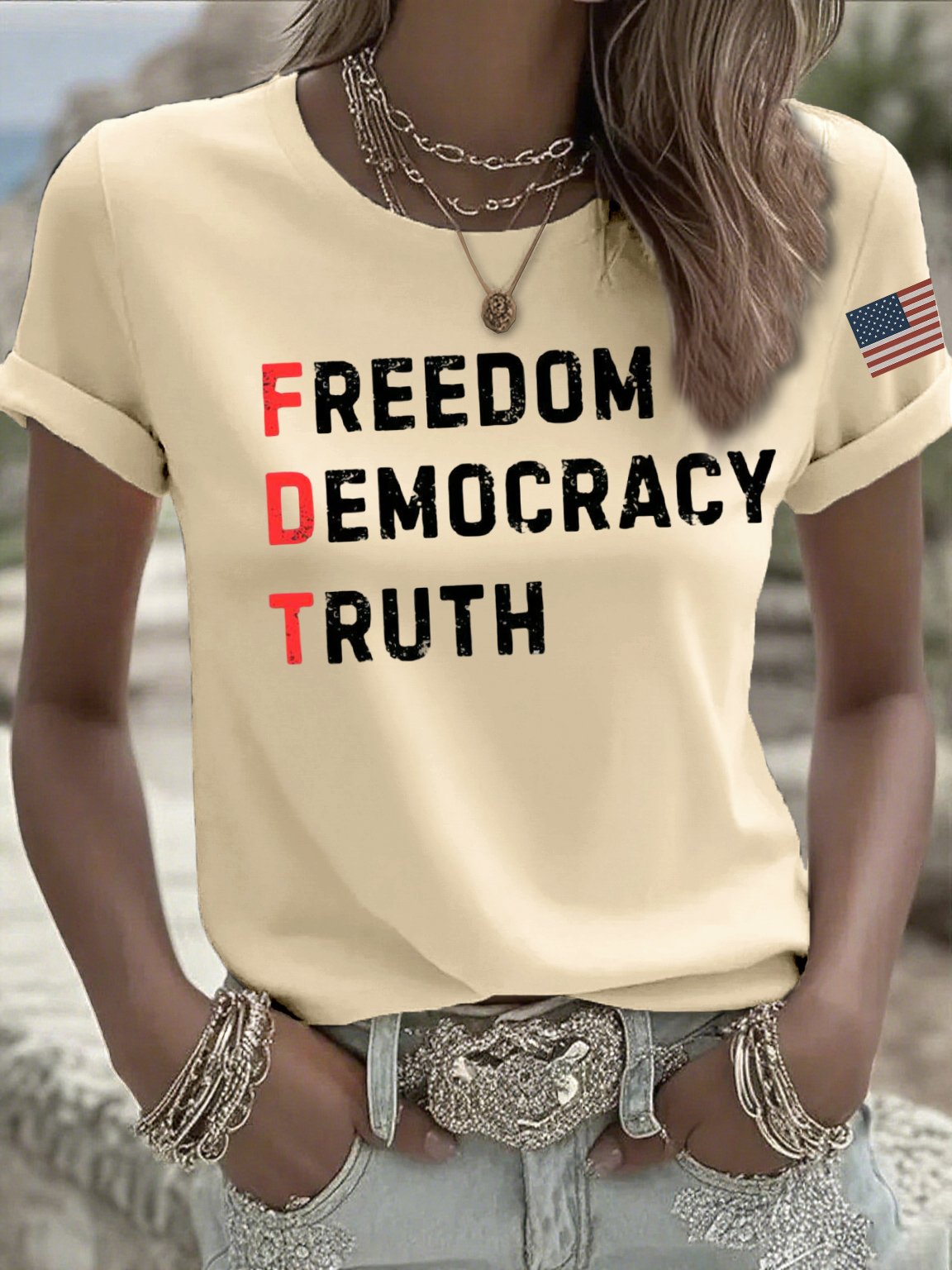 🔥Buy 3 Get 15% Off🔥Women's casual FDT loose T-shirt