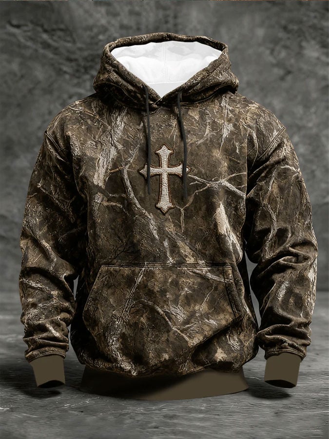 Men's Faith Print Casual Sweatshirt