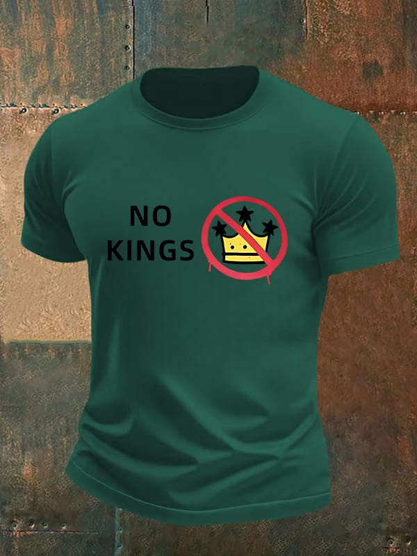 🔥Buy 3 Get 15% Off🔥Men's NO KINGS Print T-Shirt