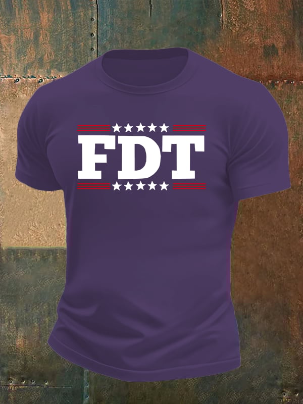 🔥Buy 3 Get 15% Off🔥Men's FDT Print T-Shirt