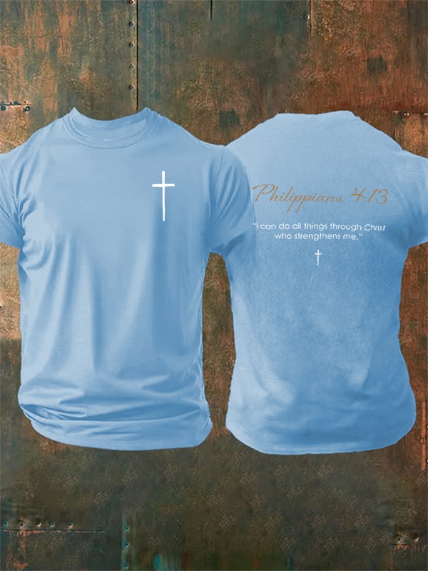 Men's Philippians 4:13- Golden Rule Collection T-shirt