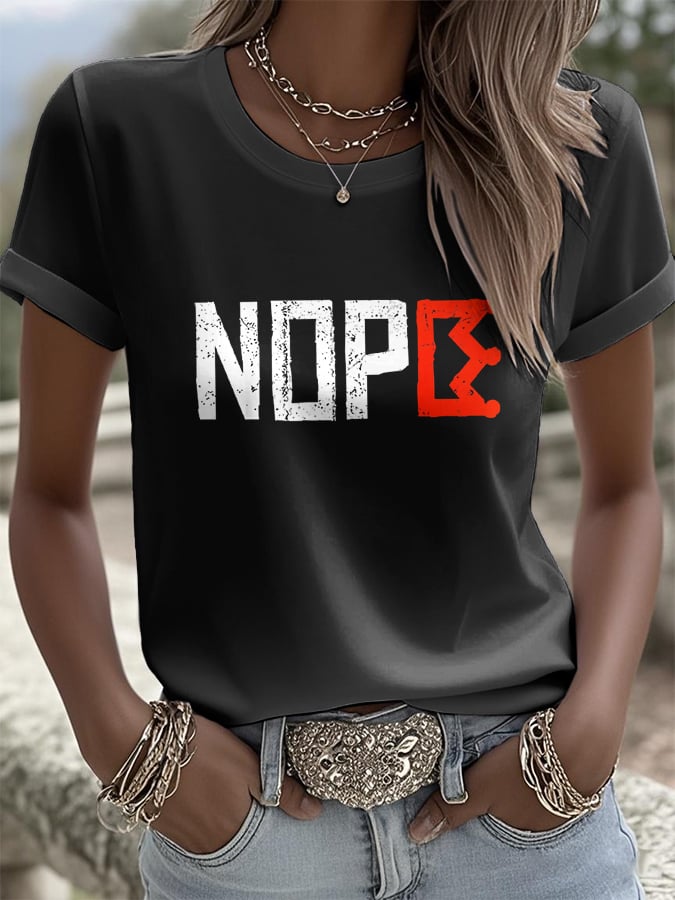 🔥Buy 3 Get 15% Off🔥Women's NO KINGS Graphic Print T-Shirt