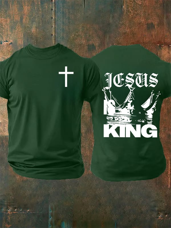 Men's Jesus Is King Christian T-Shirt