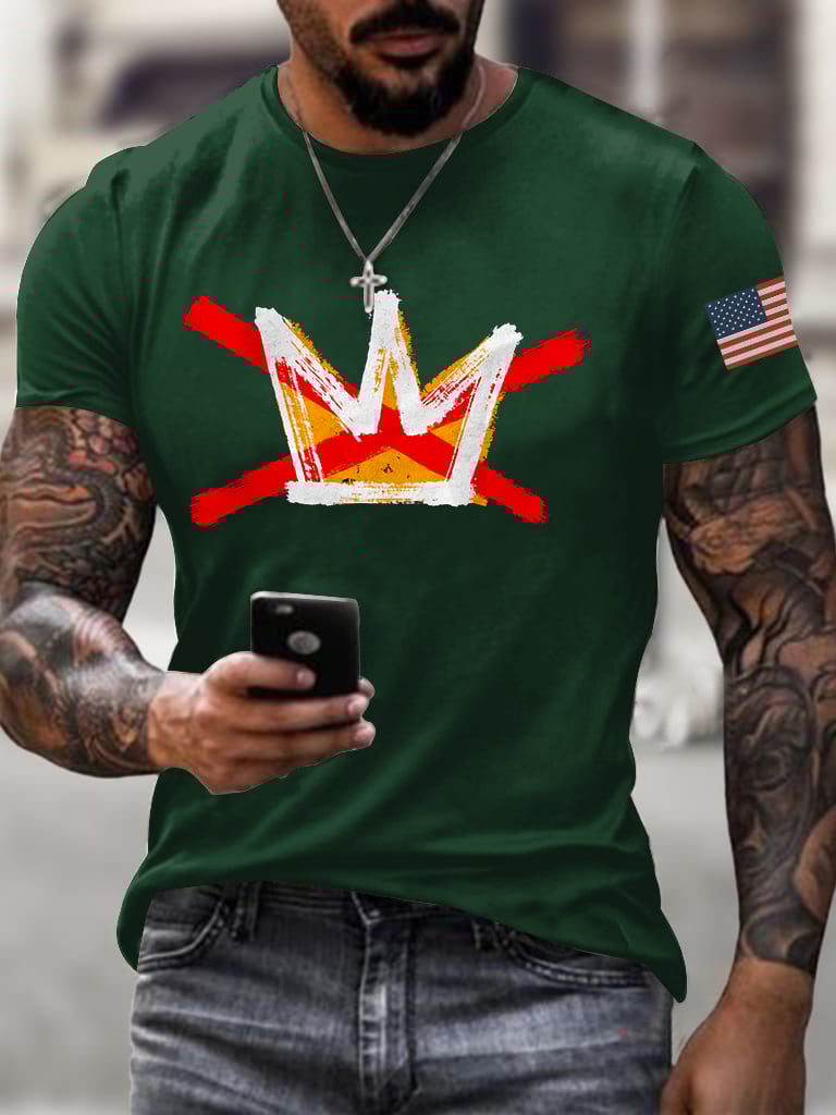 🔥Buy 3 Get 15% Off🔥Men's Casual Reject King T-Shirt