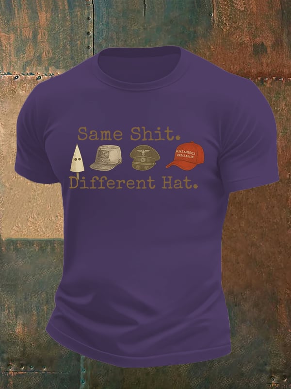 🔥Buy 3 Get 15% Off🔥Men's Same shit Different costume Print T-Shirt