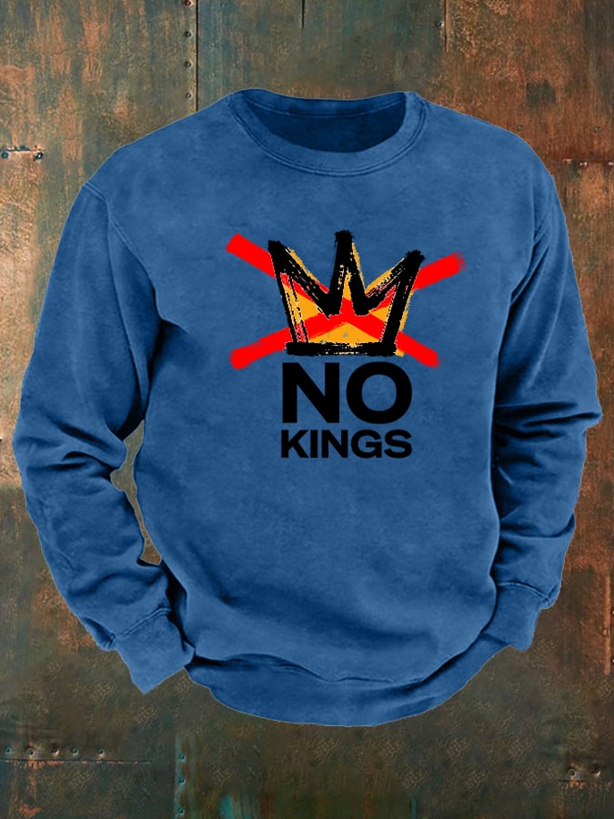🔥Buy 3 Get 15% Off🔥Men's America has No Kings Printed Casual Sweatshirt