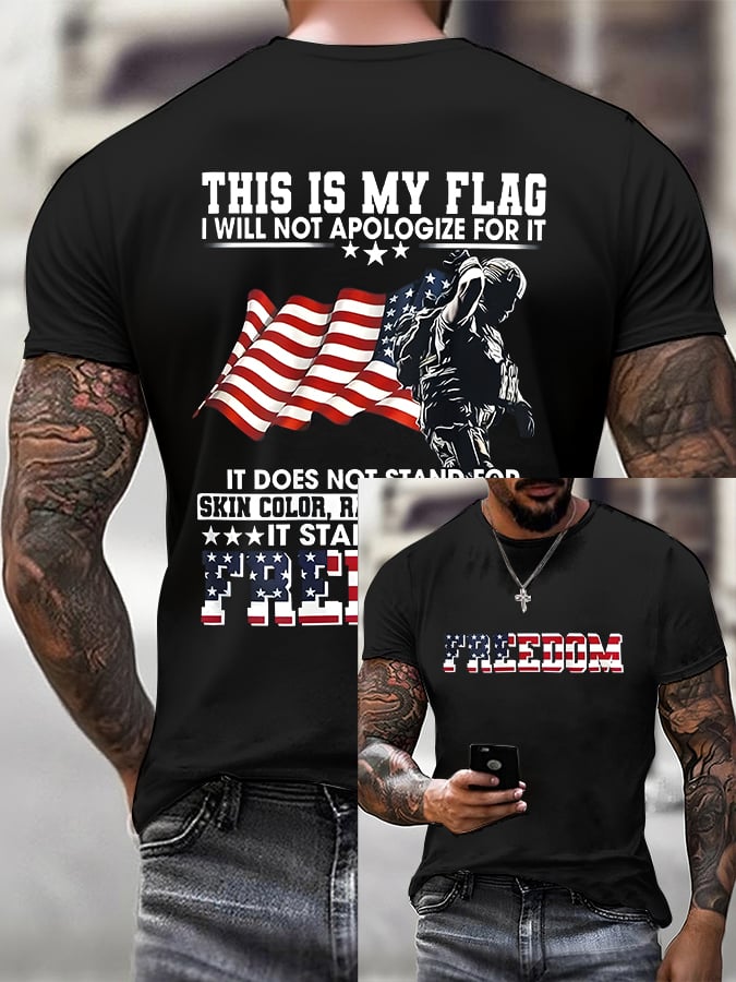 Men'S Casual Faith Print T-Shirt