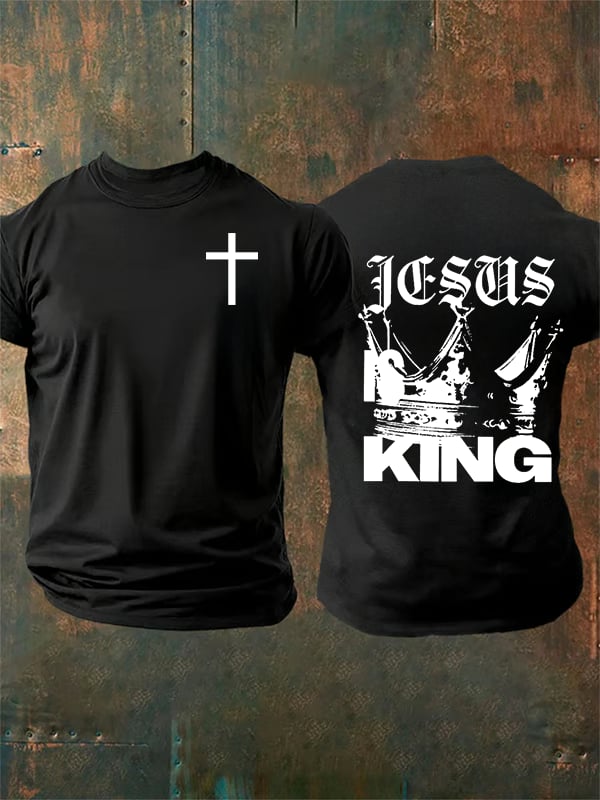 Men's Jesus Is King Christian T-Shirt