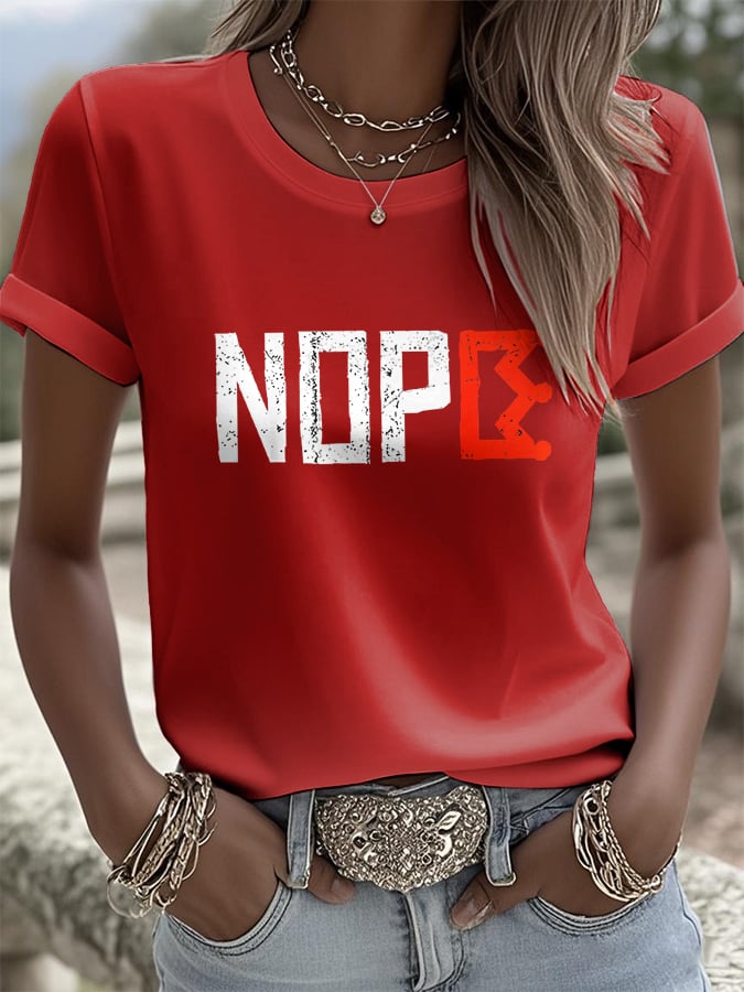 🔥Buy 3 Get 15% Off🔥Women's NO KINGS Graphic Print T-Shirt