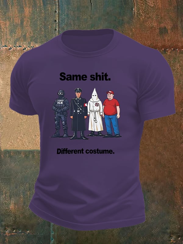Men's Different costume Print T-Shirt