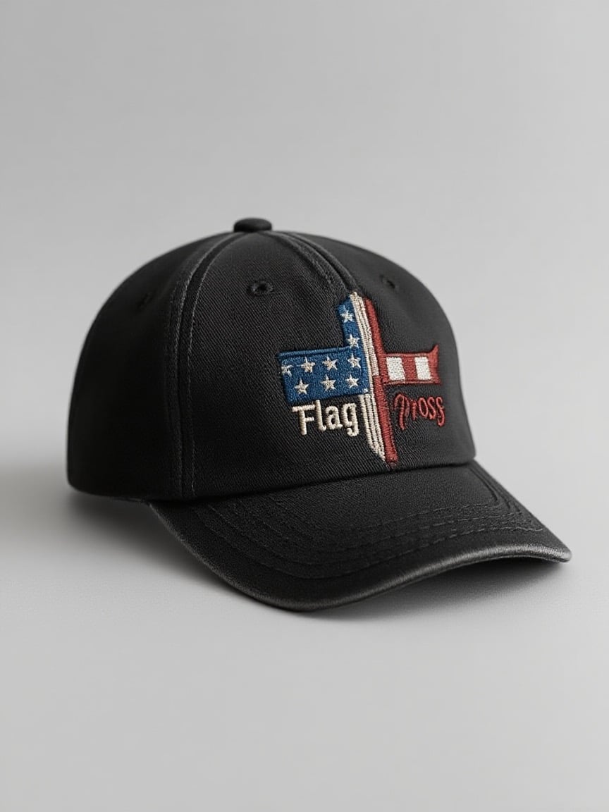 Faith Flag Embroidered Print Unisex Hat