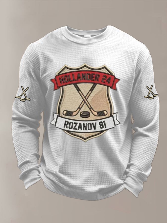 Men's Hockey Romance Waffle T-Shirt