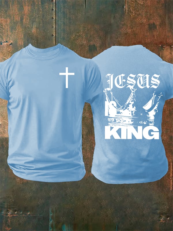 Men's Jesus Is King Christian T-Shirt