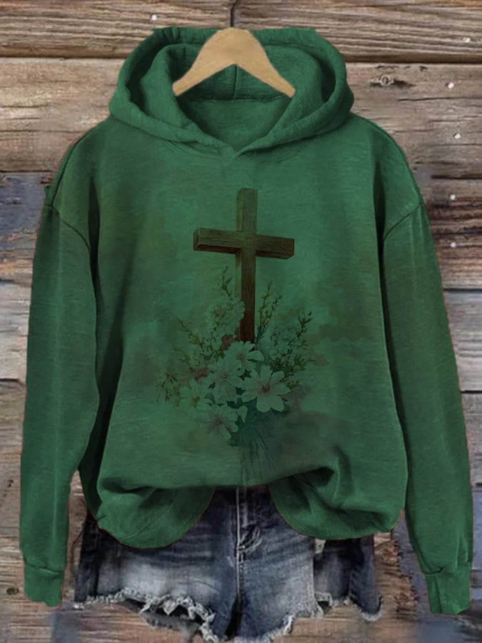 Women's Floral Faith Hoodie
