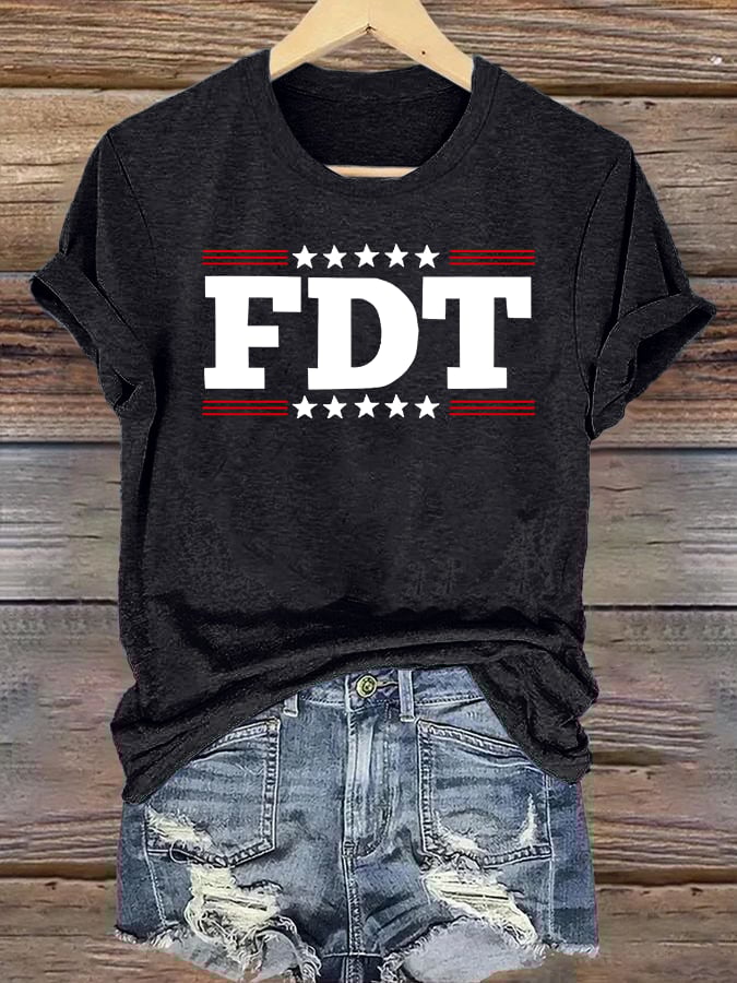 🔥Buy 3 Get 15% Off🔥Women's FDT Print T-Shirt