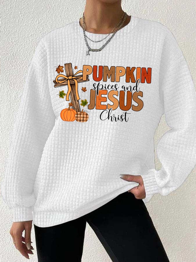 Women'S Casual Faith Sweatshirt
