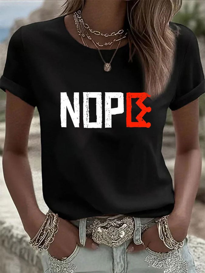 🔥Buy 3 Get 15% Off🔥Women's FDT NO KINGS Printed Casual T-shirt