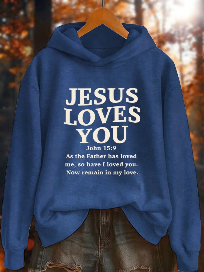Women's Faith Print Hoodie