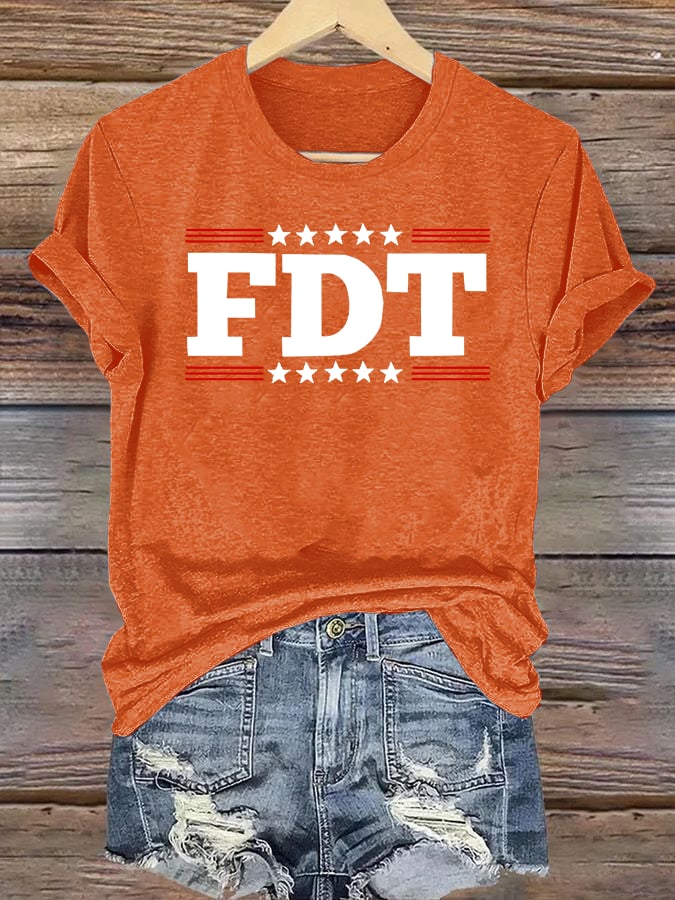 🔥Buy 3 Get 15% Off🔥Women's FDT Print T-Shirt