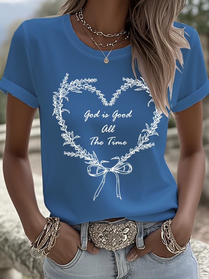 Women's God Is Good All The Time T-Shirt