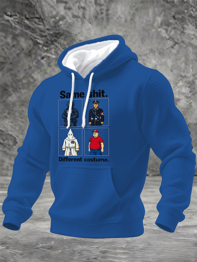 🔥Buy 3 Get 15% Off🔥Men's Same shit Different costume Print Hoodie