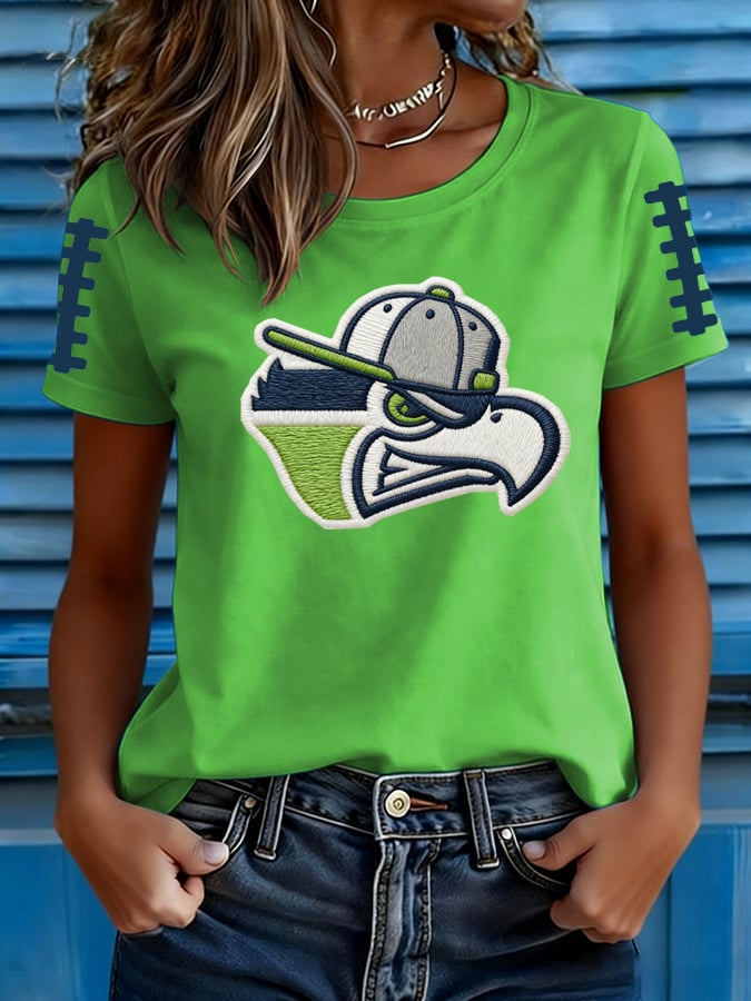 Women's Football Print T-shirt