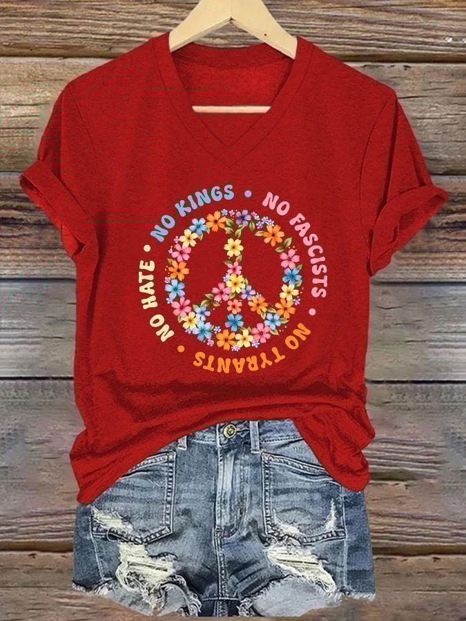 🔥Buy 3 Get 15% Off🔥Women's Casual FDT Printed Short-Sleeve T-Shirt